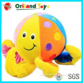 Hot Octopus bell ringing clear plush birthday gift baby bell plush toy